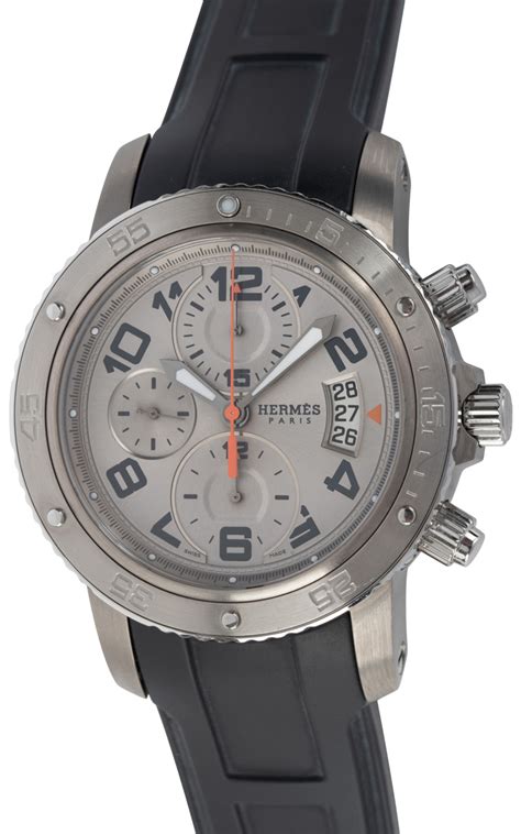 hermes clipper chrono diver watch